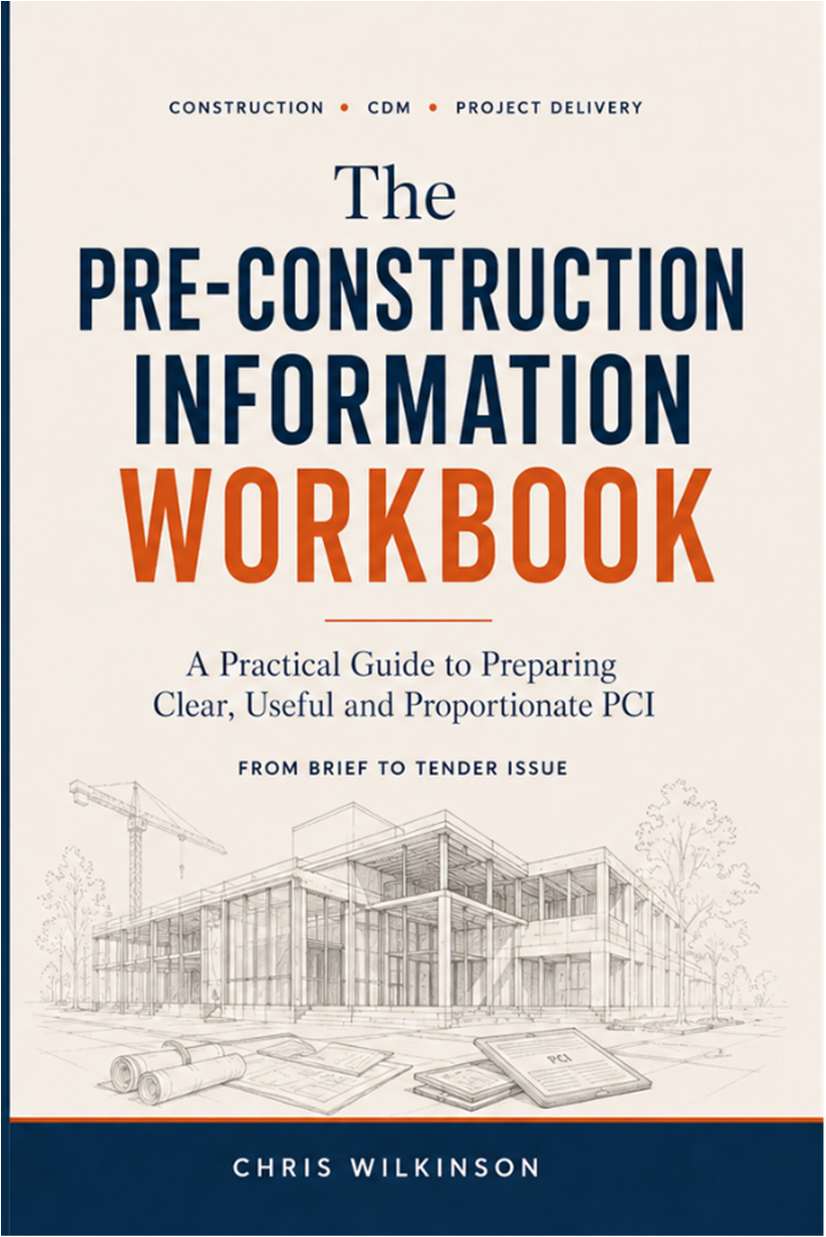 Cover of The Pre-Construction Information Workbook by Chris Wilkinson